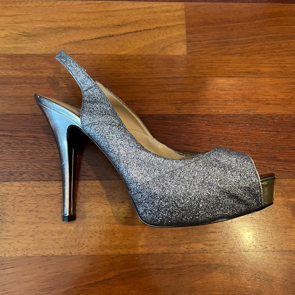 Guess Sparkle Festive Heels, Excellent Condition, Size 10